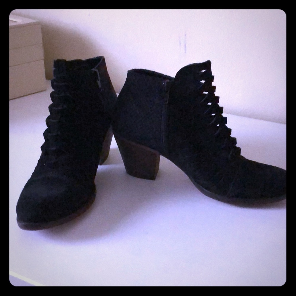 Free People Suede Booties